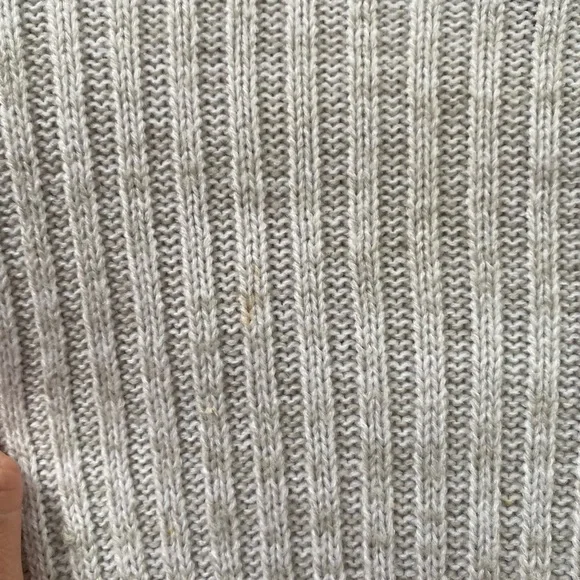 Light Grey Mock Neck Sweater - Picture 2 of 4
